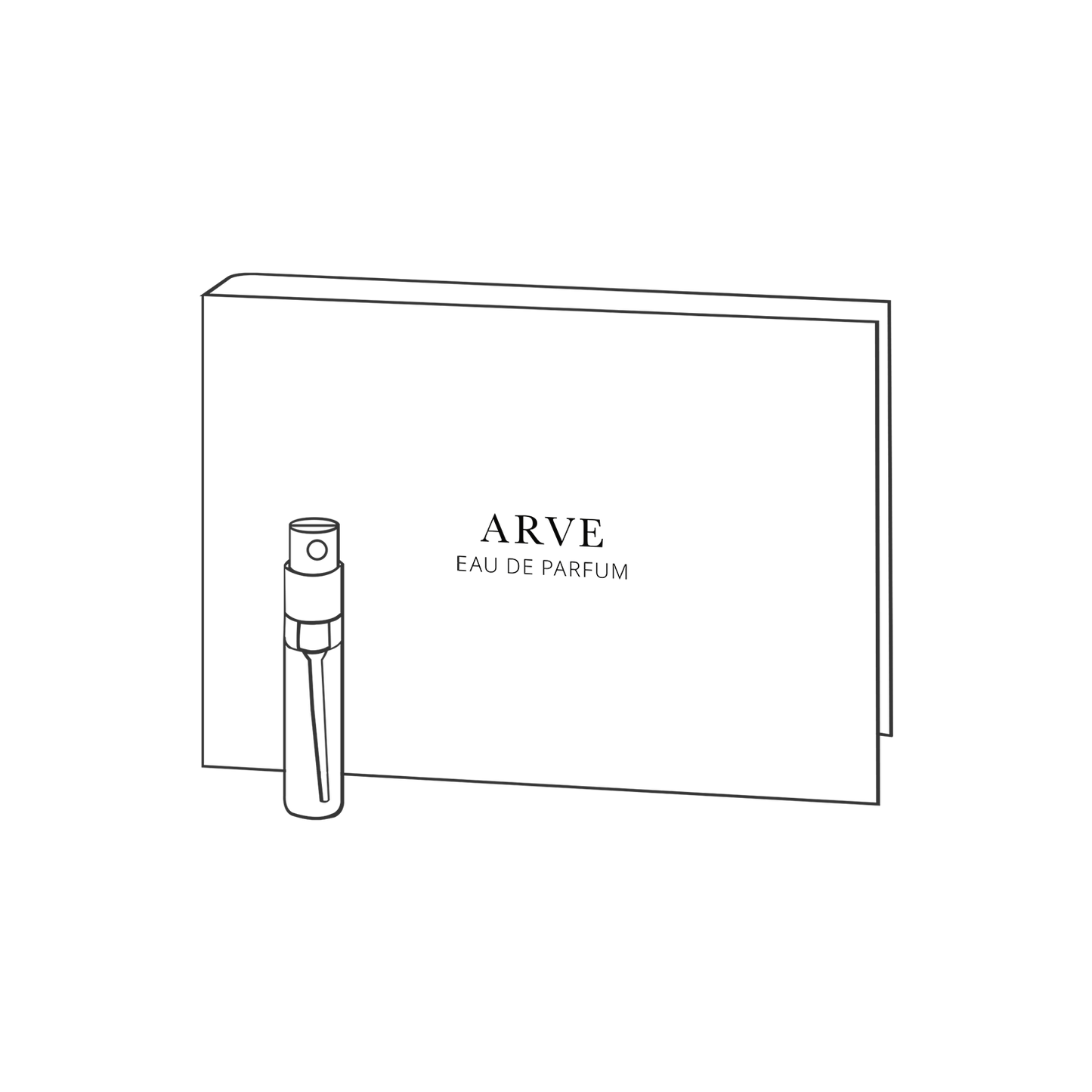 Produktillustration von der ARVE Parfum Probe